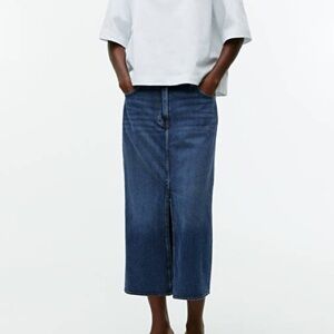 Arket Denim Skirt Size 42